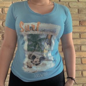★ DISNEY HAWAIIAN SURF GRAPHIC TEE